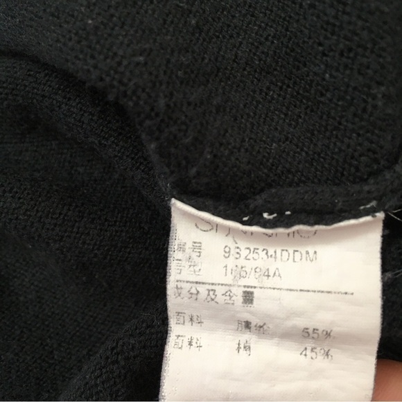 Vintage 90's Black Square Neck Sweater - Picture 14 of 15